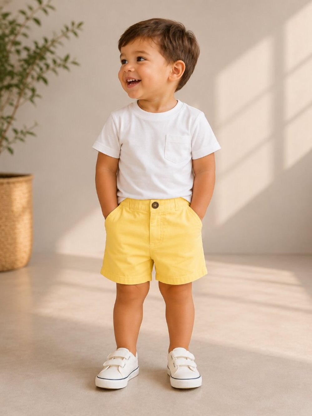 3/$20 Bundle 🌈Tommy Bahama Yellow Pull-On Shorts Toddler 2T